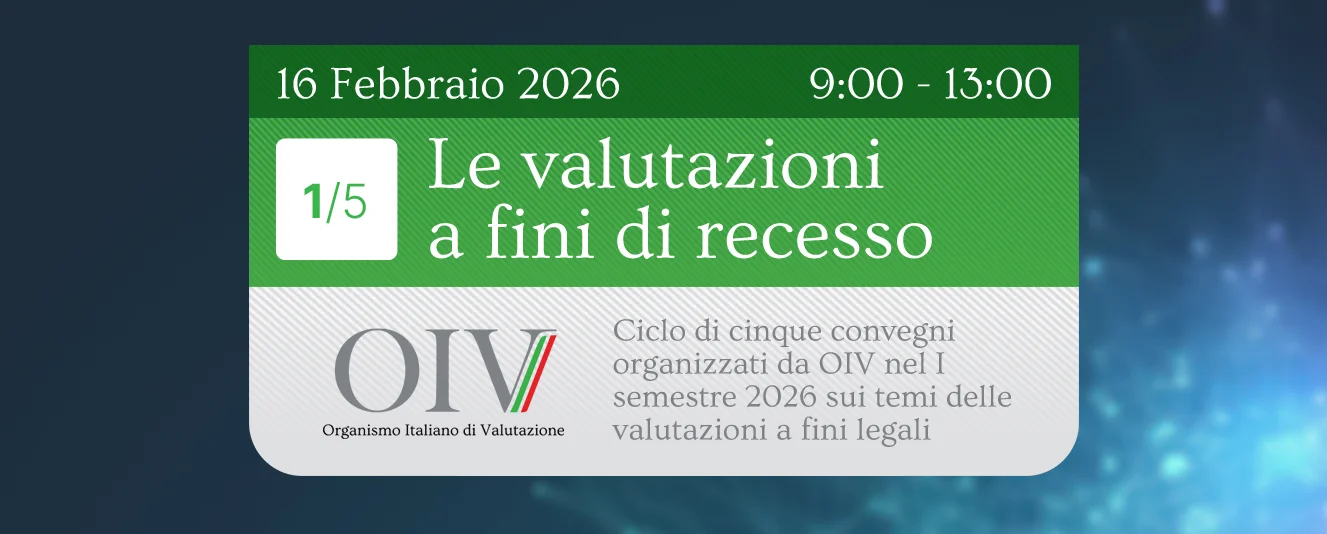 Le valutazioni a fini di recesso –  16.02.2026